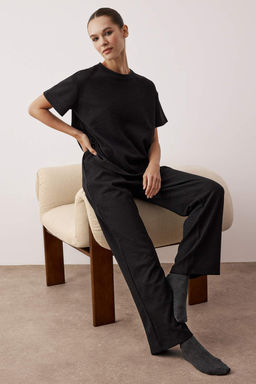 Yesil Bel Baglama Detayl? Waffle Orme Pijama Tak?m? THMAW26PT00050 - Trendyolmilla фото 10