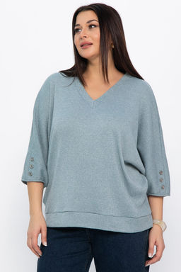 Блуза Вэнсдей (ментоловая) Б14823-4М