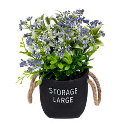 Искусственное растение Blumentag UTF-07 Растение искусственное в кашпо 13 х 20 см 6 х 1 шт. 01  фото 5