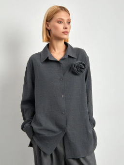 Рубашка из хлопка Оксфорд, B3085/apollo