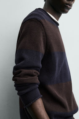 STRIPED JACQUARD JUMPER - Zara фото 13