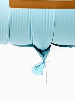 Цена за 3 шт. Воздушный шар фольгированный 35" «Голубая гитара»