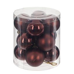 Набор из 12шт Украшение новогоднее "Шар", D 4 см, L9,5 W9,5 H10,5 см