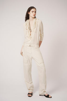 PANTAL?N PATCHWORK - THE ITEM ZARA WOMAN / Crudo  фото 5