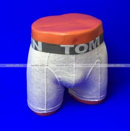Цена за 1 шт. Боксеры трусы мужские Турция арт. 2020 2XL (52-54) СЕРЫЙ