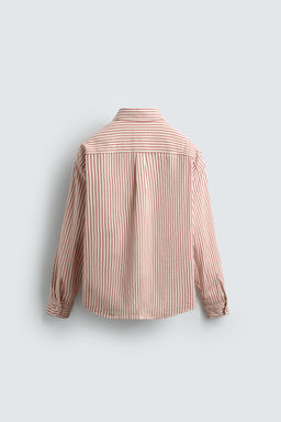 STRIPED SHIRT WITH CHAMPION ® X ZARA PATCHES  фото 8