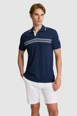 Erkek Lacivert Regular Fit Polo Yaka Ti__rt