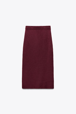 PLAIN KNIT SKIRT - Zara фото 8