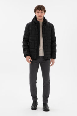 Мужское черное пальто Неожиданная скидка в корзине