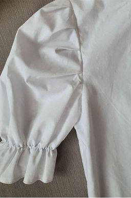 Хлопковая блузка из поплина для девочки Happyfox