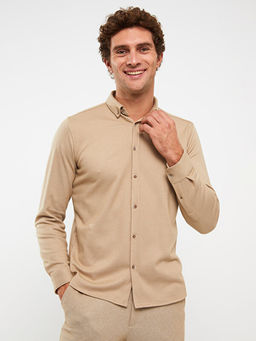 Slim Fit Uzun Kollu Erkek G?mlek