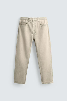 JEANS STRAIGHT ANKLE FIT / Verde gris - Zara фото 8