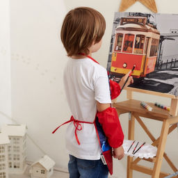 Фартук с нарукавниками детский Optimus Prime, Трансформеры, 49×39 см