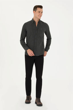 Мужские черные брюки из плотной ткани/чиносы Неожиданная скидка в корзине