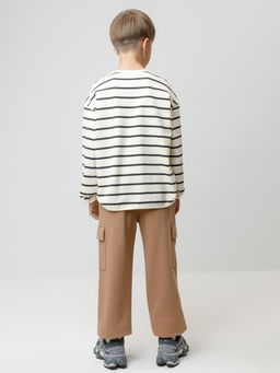 КР 400854/коричневый 1038 к586 брюки для мал