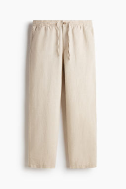 Pantal?n en mezcla de lino Regular Fit - H&m фото 3