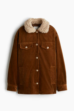 Chaqueta acolchada de pana