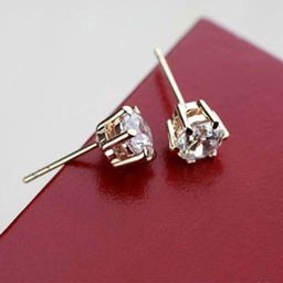 Серьги Italina-Rigant-fashion-jewelry-wholesale-18K-Real-Rose-White-Gold-Plated-And-Crystal-Earring/415437_757240380
