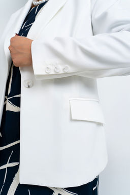 Жакет Aira Style 24-035 Светло-молочный фото 4