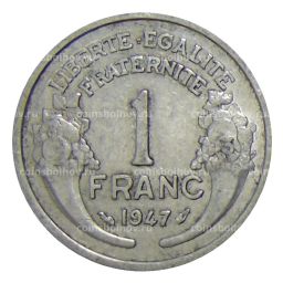 1 франк 1947 года Франция