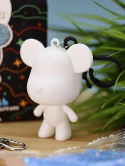 Алмазная мозаика на брелоке Draw Me! Blue bear, (5.5*4.5*7 см)