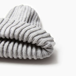 Шапка для девочки, серая, размер 52-56 (5-7 лет)