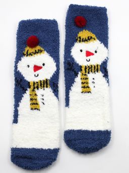 Носки НГ махровые р.35-40 Christmas Снеговик