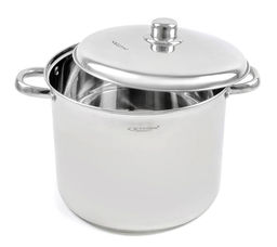 Кастрюля 11 л "Гретта" KT04-D-110 с металлической крышкой