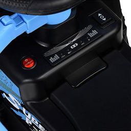 Электромобиль детский "Супер авто" (цвет голубой)