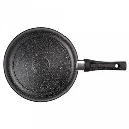 Сковорода-гриль с тефлоновым покрытием д26см "Гранит", h7см, s0,4см, ручка из термостойкого пластика (Россия)