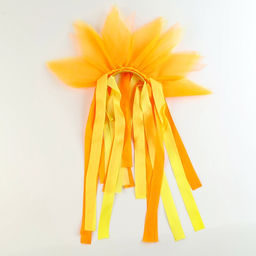 Карнавальный ободок «Лучистое солнце», жёлто-оранжевый