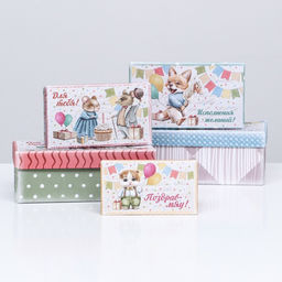 Набор коробок 10 в 1 Исполнения желаний, 30 х 19 х 11,5 - 12 х 6,5 х 4 см - UPAK LAND фото 4