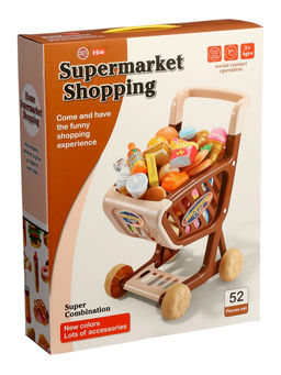 Продуктовая тележка «Супермаркет», 40 предметов, помята упаковка