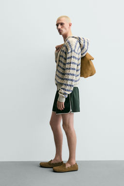 SHORTS VIVO CONTRASTE / Verde - Zara фото 4