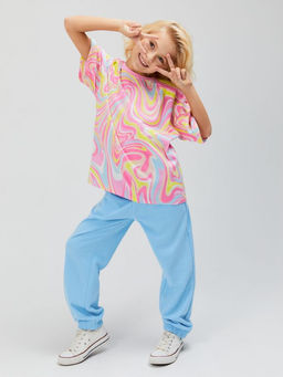 20230510007, Футболка детская для девочек Rind набивка - Acoola фото 6