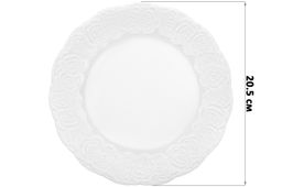 Набор тарелок для закуски 2 пр. 20,5*20,5*1,8 см Розы - Elan gallery фото 3