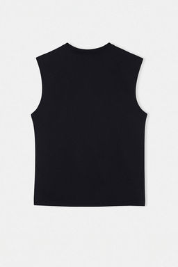 Beyaz Oversize/Genis Kesim %100 Pamuk Nak?sl? Atlet TMNSS26AL00002 - Trendyolmilla фото 5