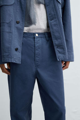 WASHED STRAIGHT-LEG TROUSERS - Zara фото 16
