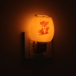 Светильник «Лисичка» 1×7 Вт Е11 белый 6×7×12 см