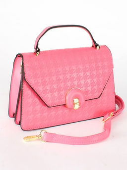 Сумка женская искусственная кожа Ch&K-1069, 1отд, плечевой ремень, розовый SALE 255051 - Adelia фото 6