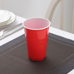 Стаканы одноразовые Факел Экстра, 500 мл, в наборе 10 шт, цвет красно-белый - Simaland фото 7