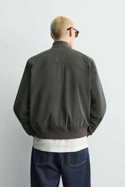 CAZADORA BOMBER T?CNICA / Verde gris - Zara фото 3