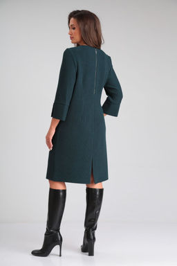 Платье AMORI 9784 темно зелёный  фото 3