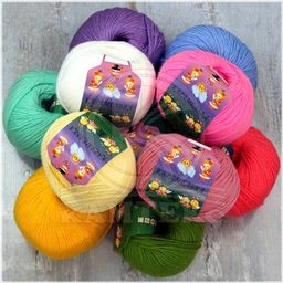 Цена за 10 мотков пряжи Карамелька