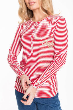 Футболка М315111Пк Красный 2 - Елена фото 3