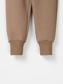 Джоггеры с карманами Какао утепленные - Bungly фото 3