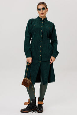 Платье ANELLI 1727 теплый мох