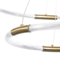 Светильник «Рингас» 2хLED 68 Вт 3000-6000К золото 57×57×120 см BayerLux