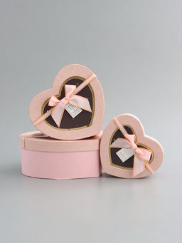 Набор подарочных коробок 3 в 1 сердца, 22?20?9; 18.5?17?7.5; 16?14?6 см