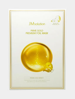 1ШТ! JMSOLUTION Тканевая маска трехслойная увлажняющая с коллоидным золотом Prime Gold Premium Foil Mask (35 мл)  фото 5